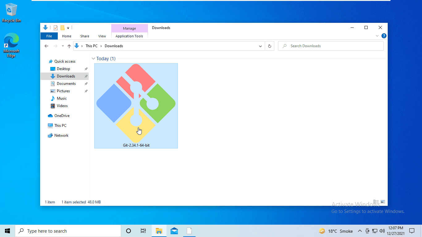 install-git-launcher-on-window10