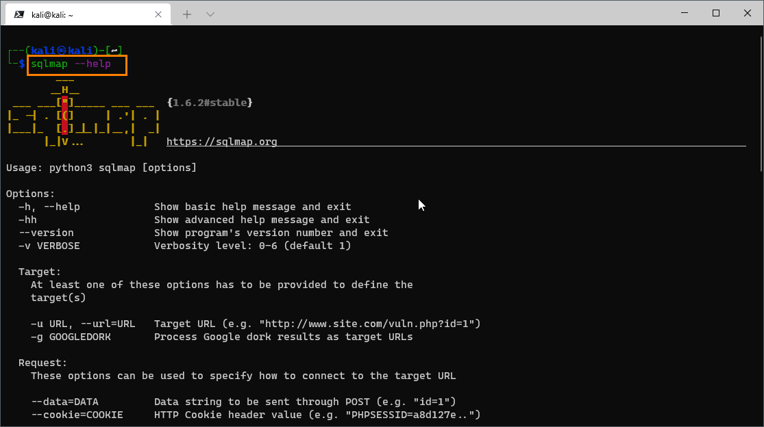 sqlmap-help