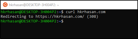 curl-redirect